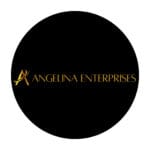 Blue and Black Elegant Home Icon Real Estate Broker Logo