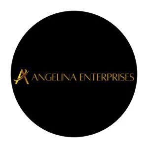 Blue and Black Elegant Home Icon Real Estate Broker Logo